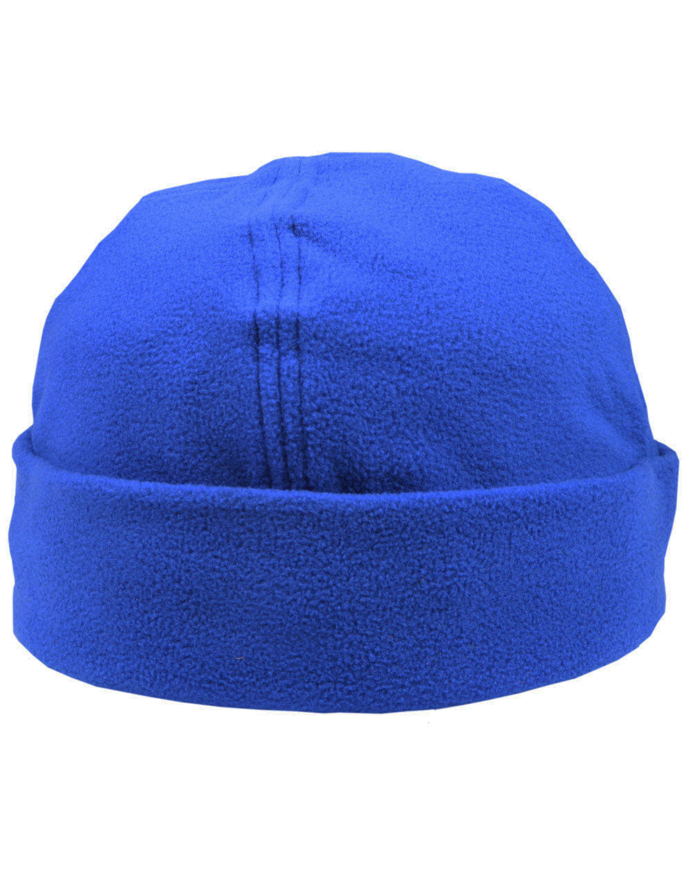Polar Fleece Beanie - Royal - Front