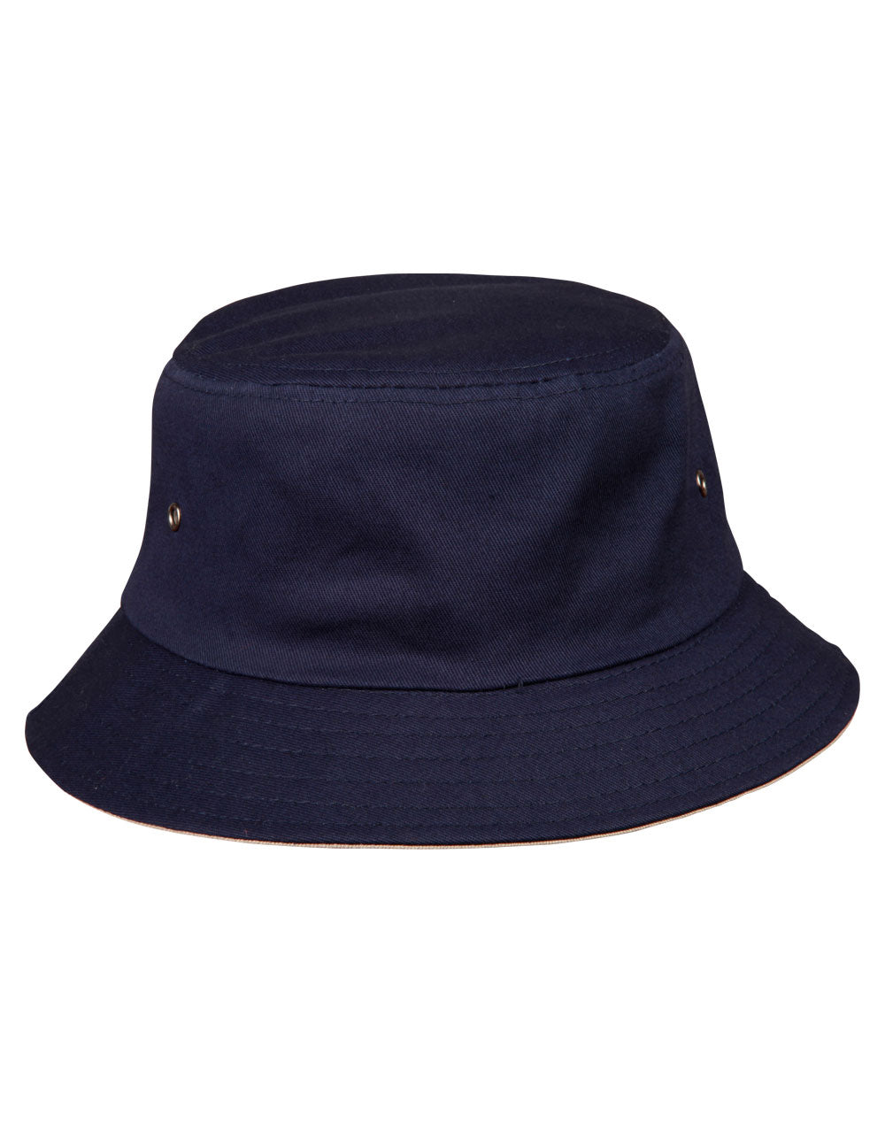 Bucket Hat - DarkNavy/Sand - Front