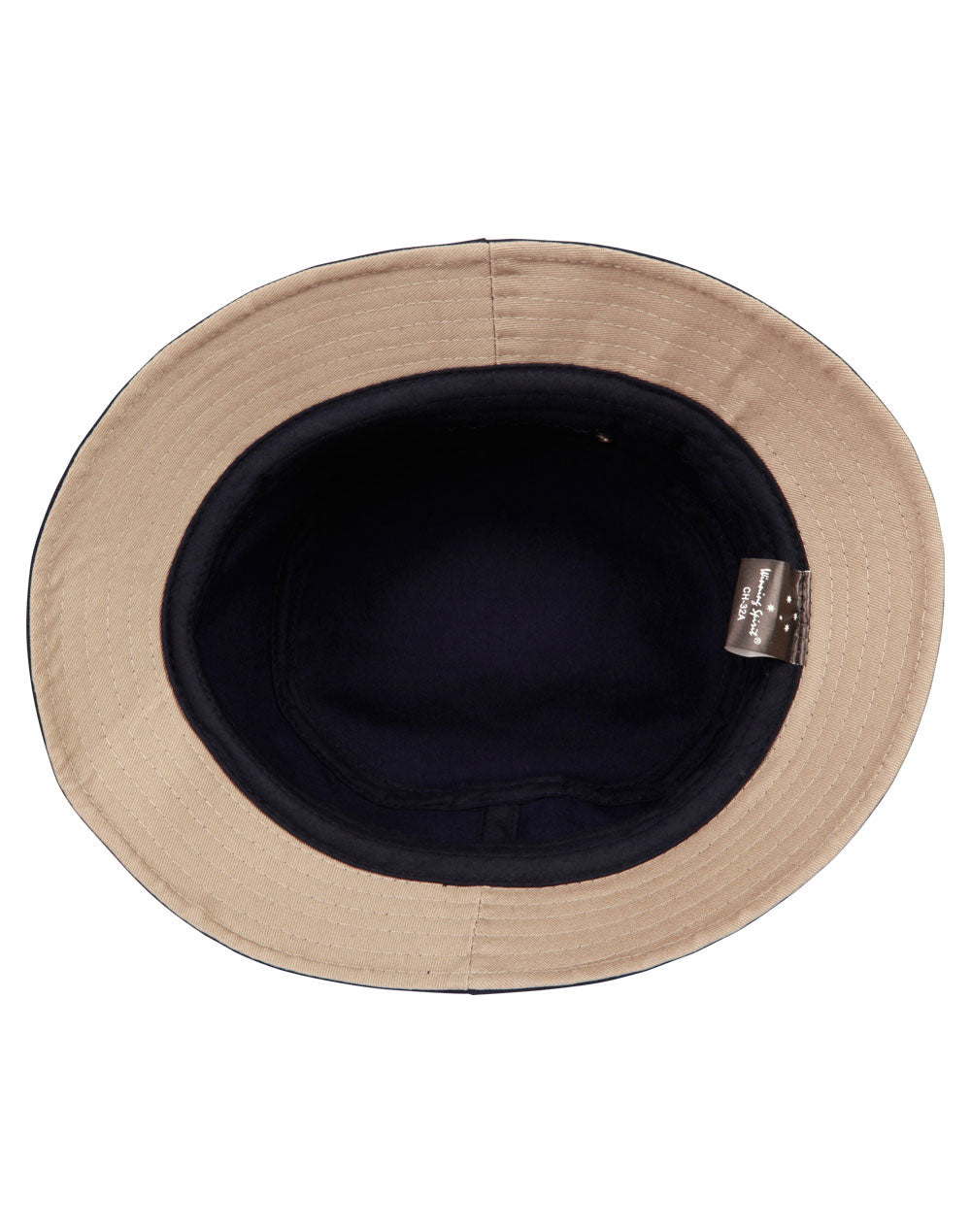 Bucket Hat - DarkNavy/Sand - View