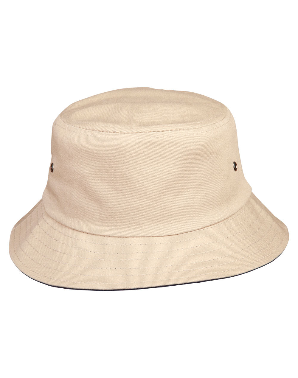 Bucket Hat - Sand/DarkNavy - Front