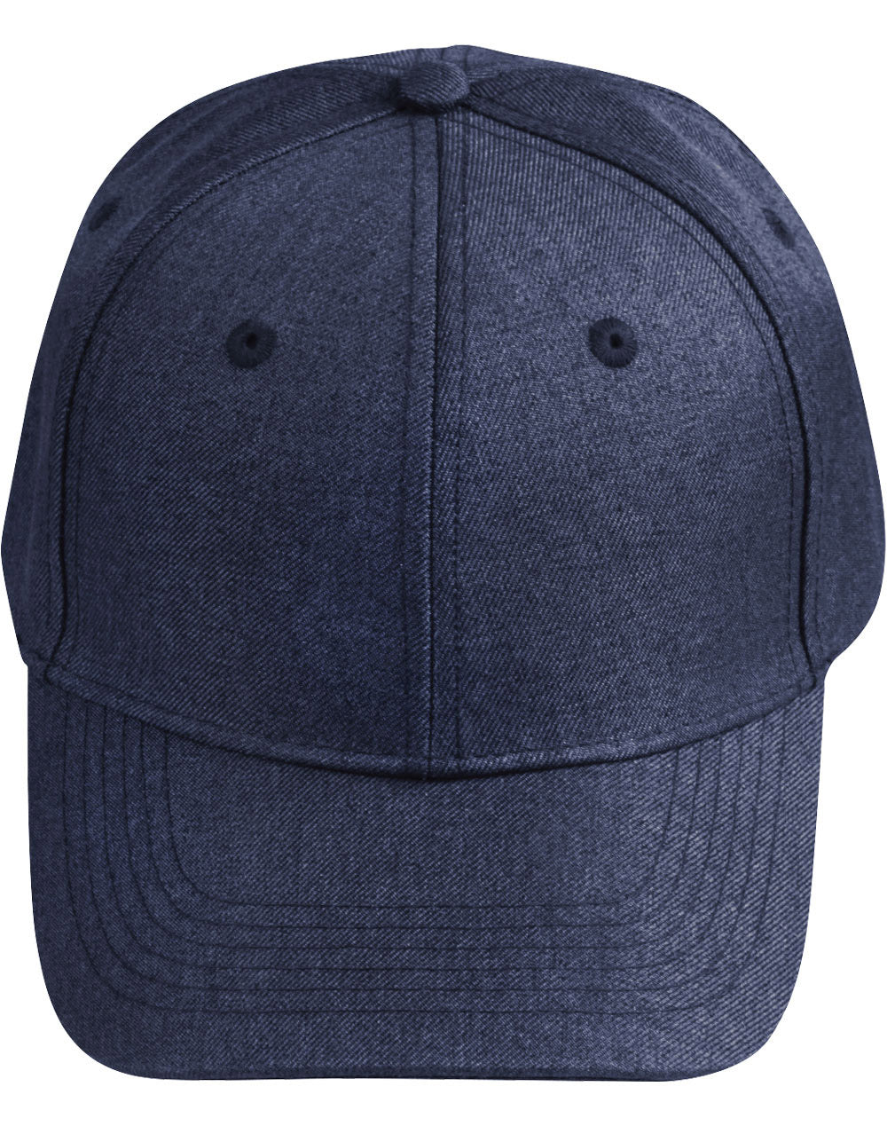 Heather Cap - Navy - Front