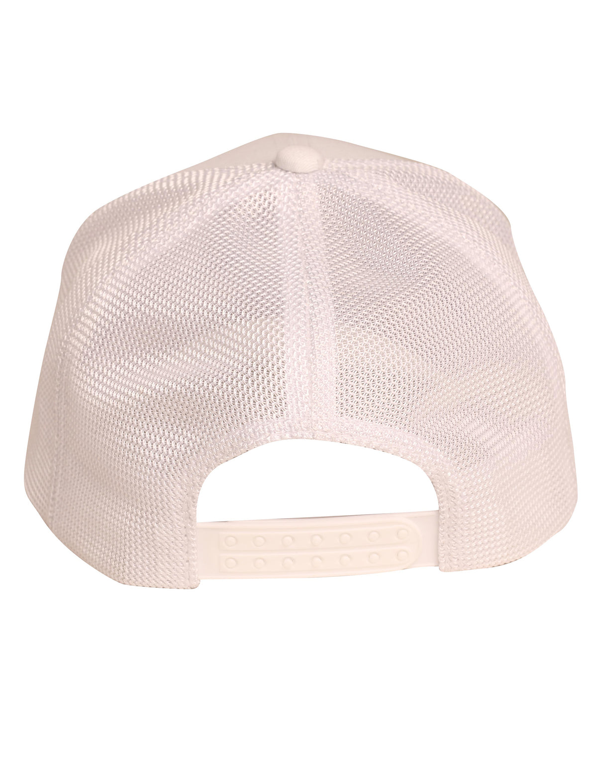 Contrast Peak Trim Cap - White/Grey - Back