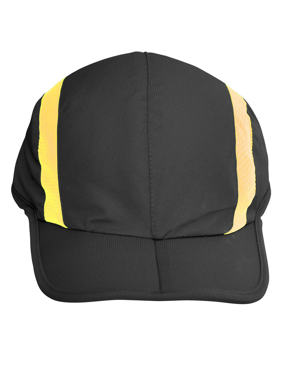 Sprint Foldable Cap - Black/Gold - Front