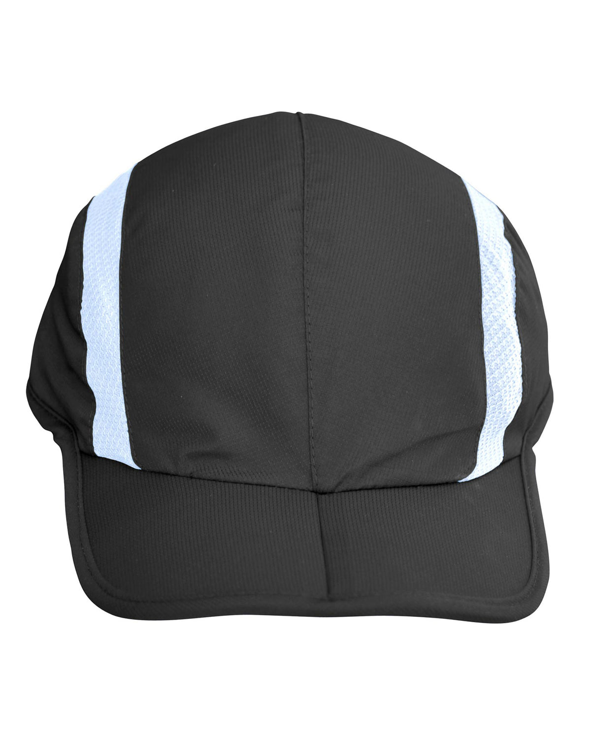 Sprint Foldable Cap - Black/White - Front