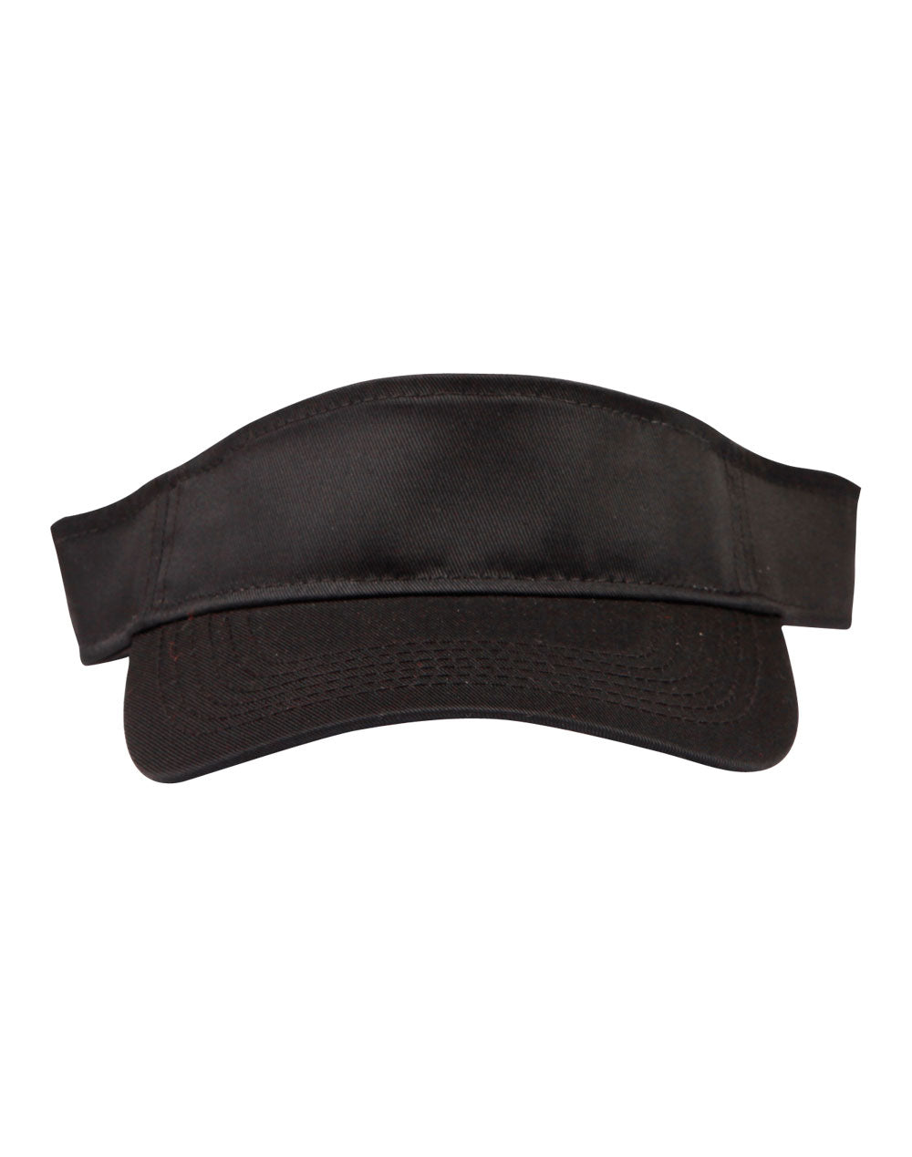 Contrast Sandwich Visor - Black - Front