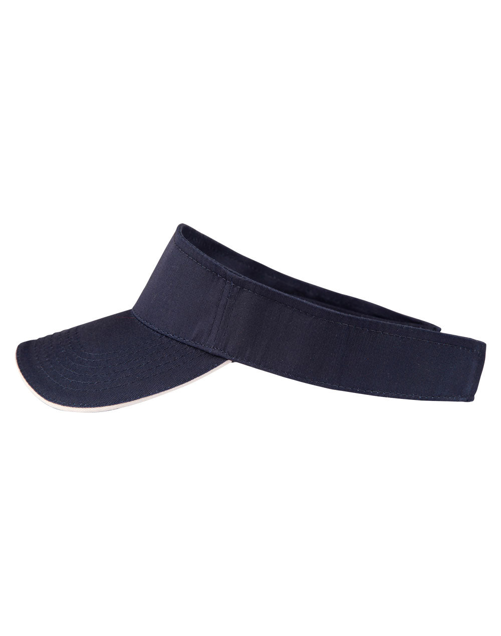 Contrast Sandwich Visor - Navy/Stone - View