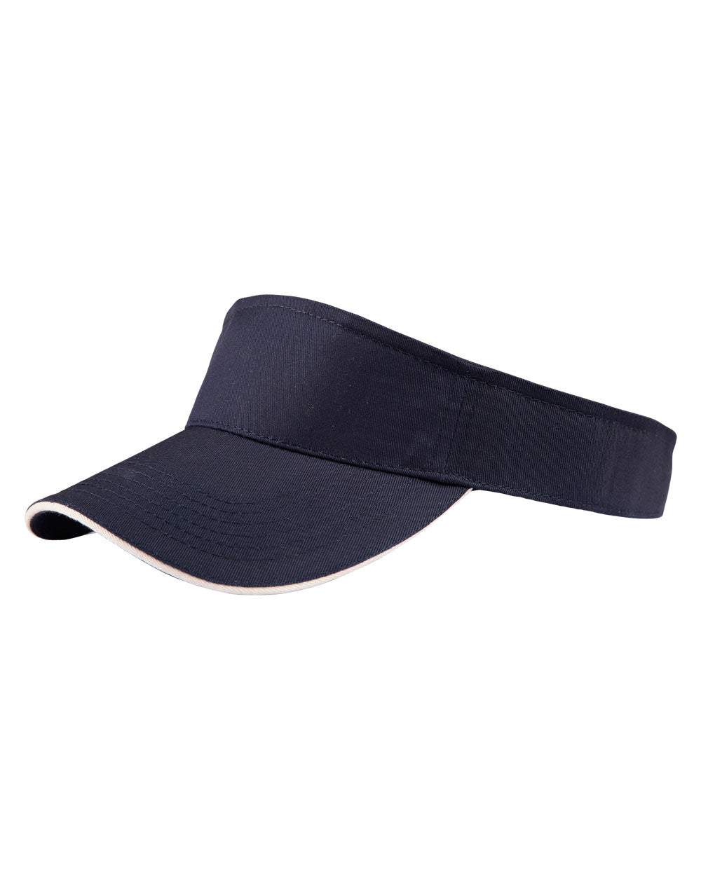 Contrast Sandwich Visor - Navy/Stone - View