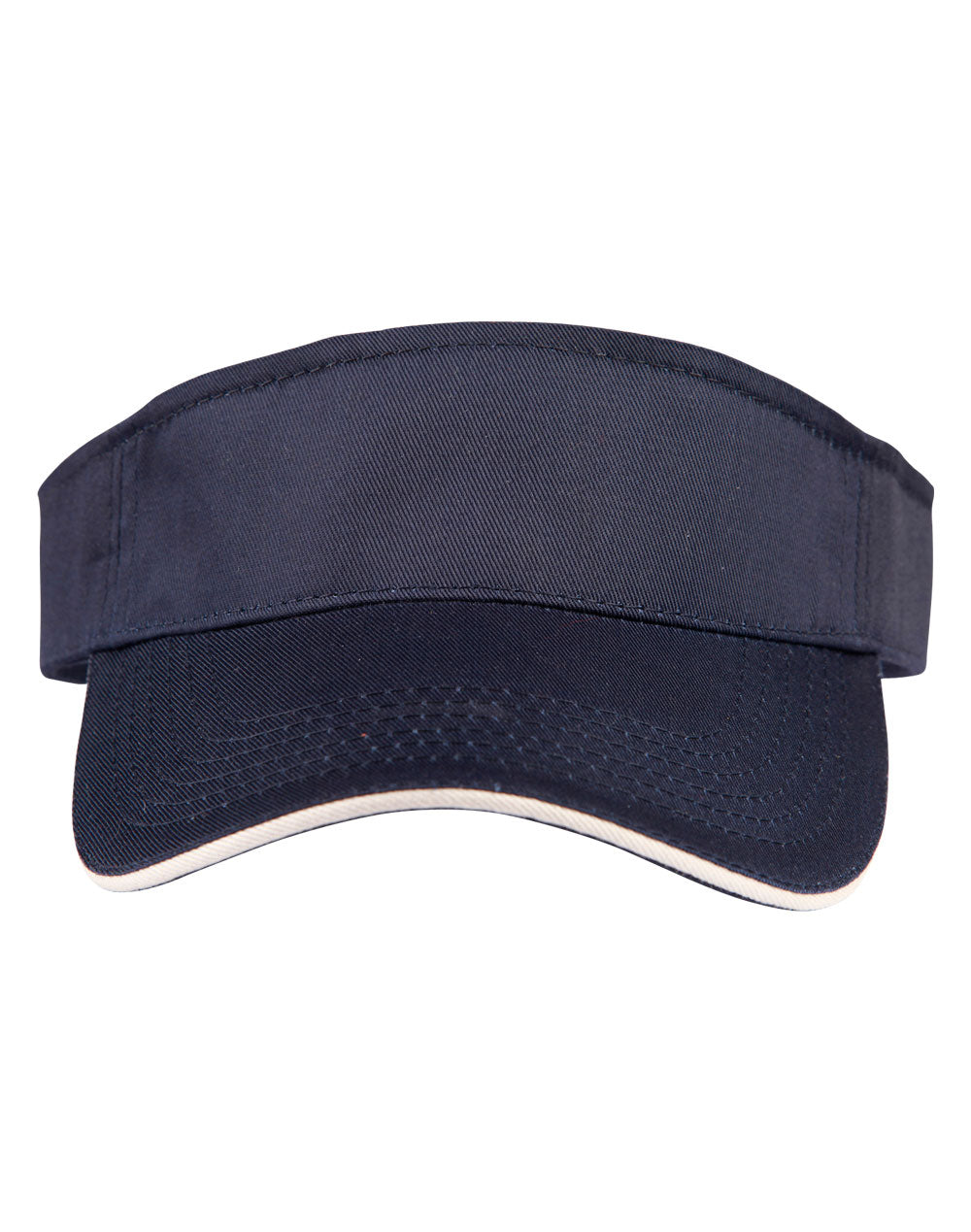Contrast Sandwich Visor - Navy/Stone - Front