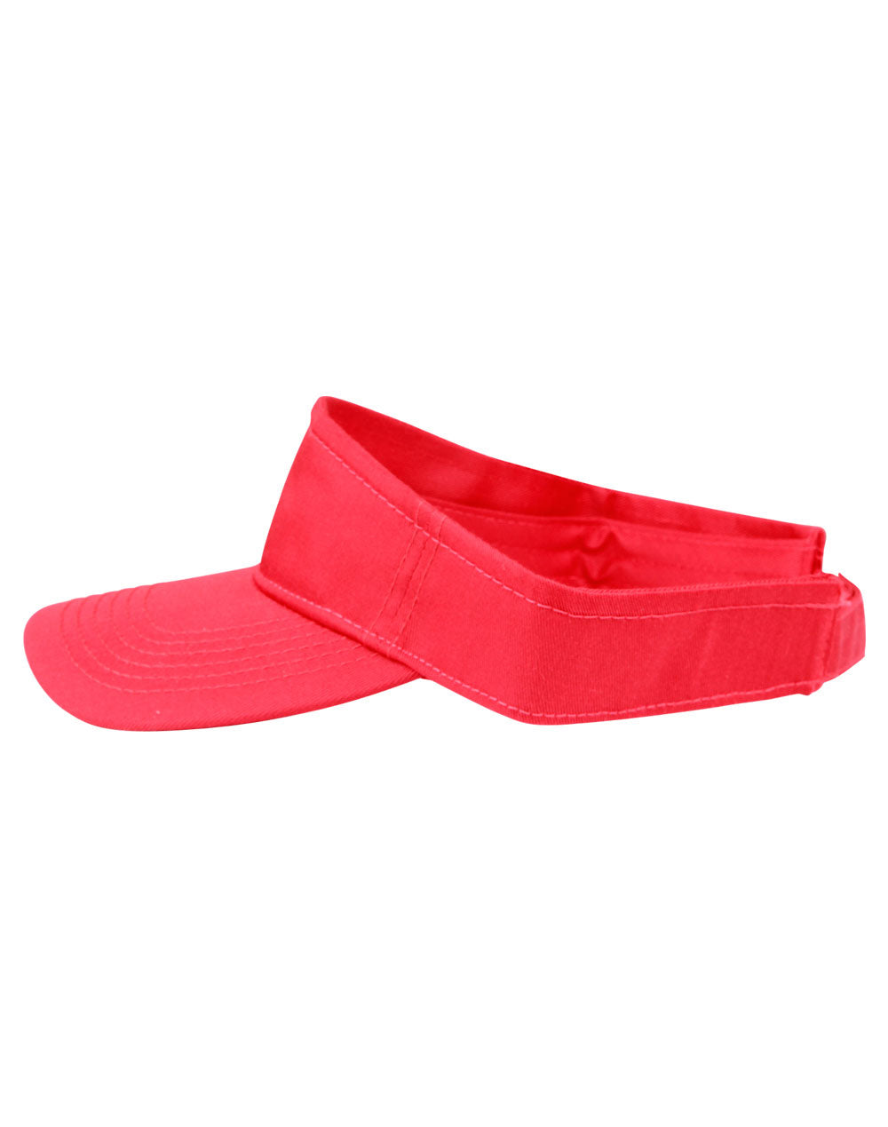Contrast Sandwich Visor - Red - View