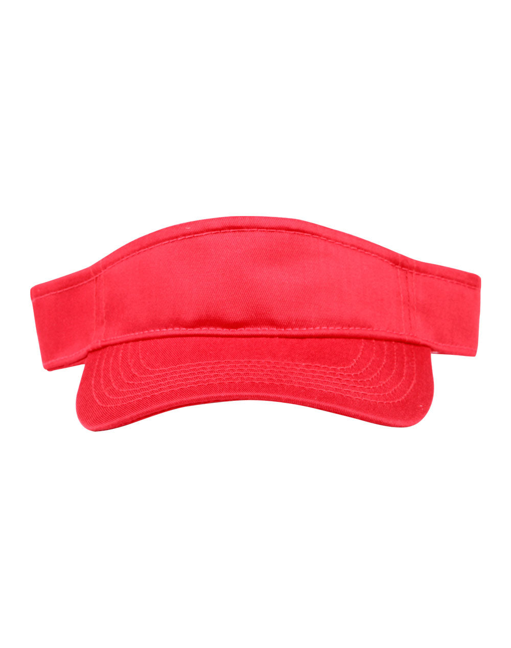 Contrast Sandwich Visor - Red - Front