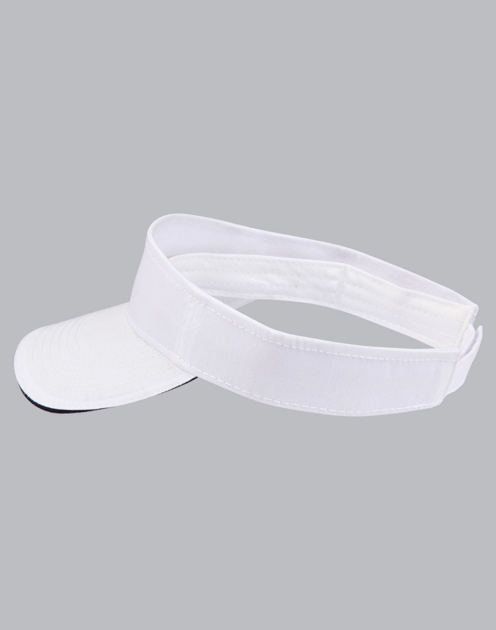 Contrast Sandwich Visor - White/Navy - View