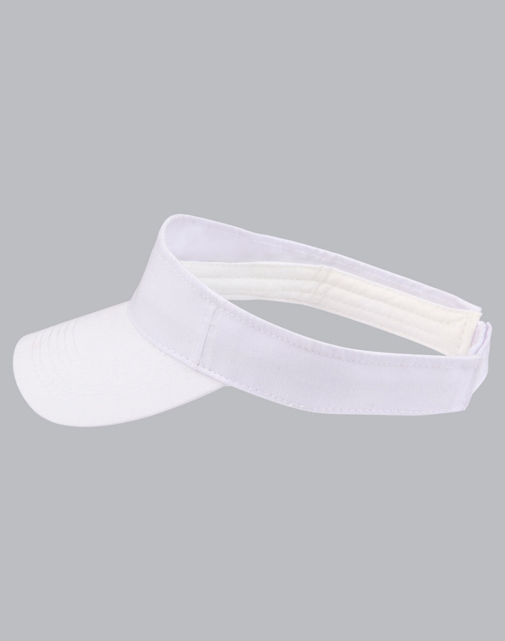Contrast Sandwich Visor - White - View