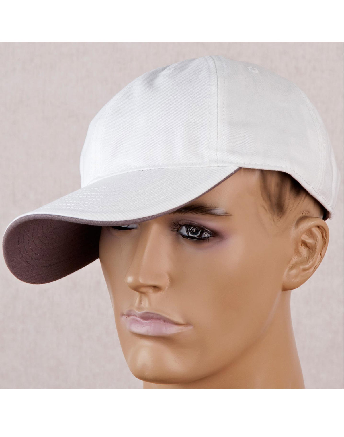 Underpeak Contrast Colour Cap - White/Grey - View