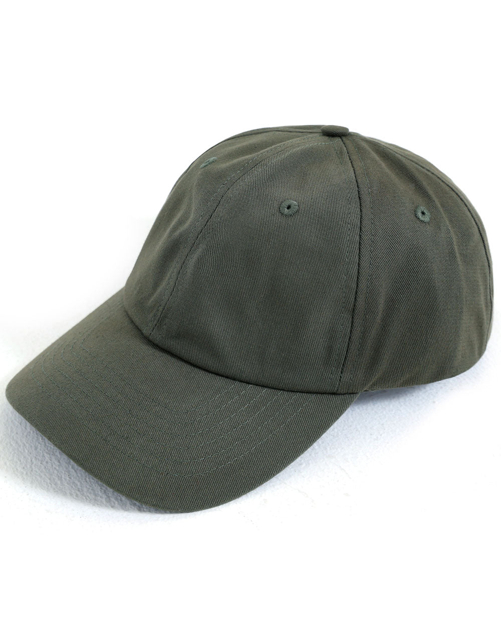 Cotton Twill Unstructured Cap - Army Green - View