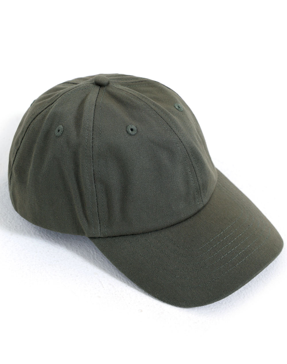 Cotton Twill Unstructured Cap - Army Green - View