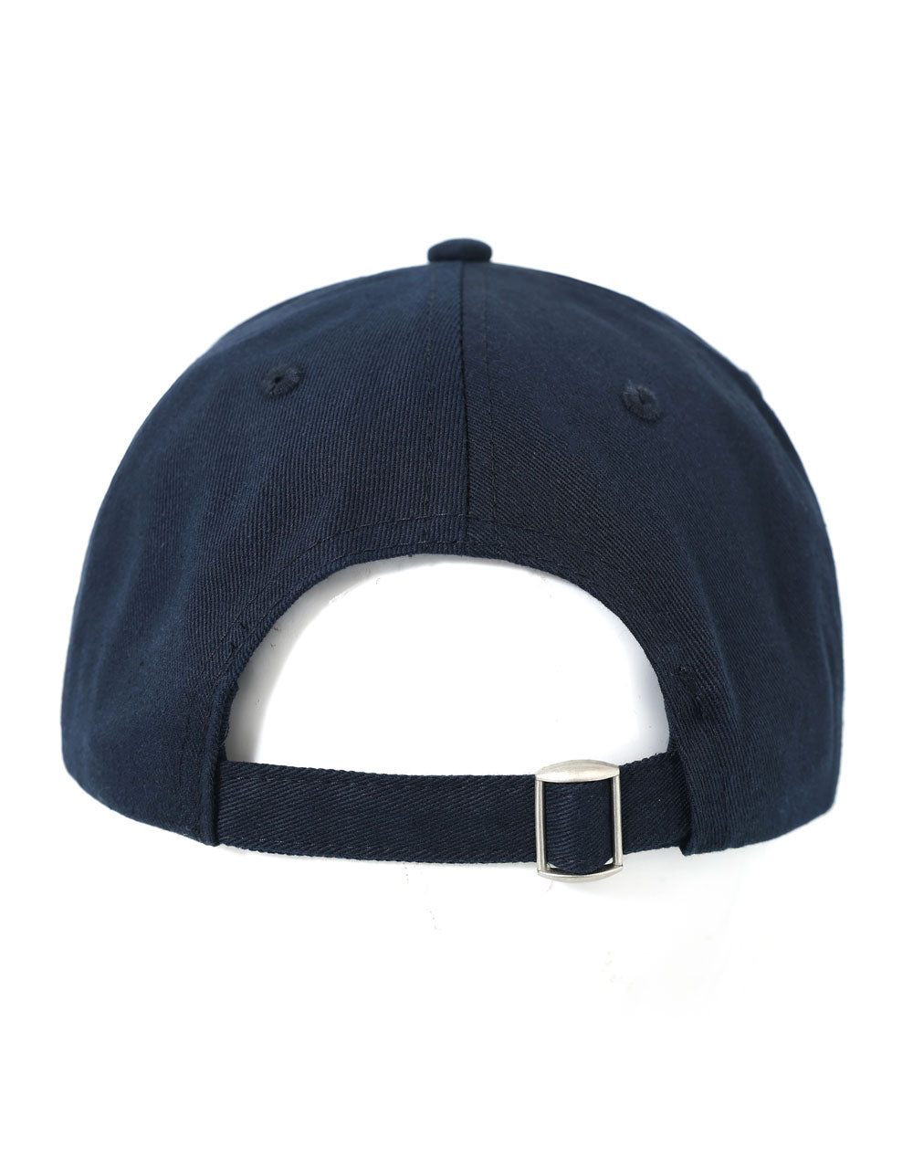 Cotton Twill Unstructured Cap - Navy - Back