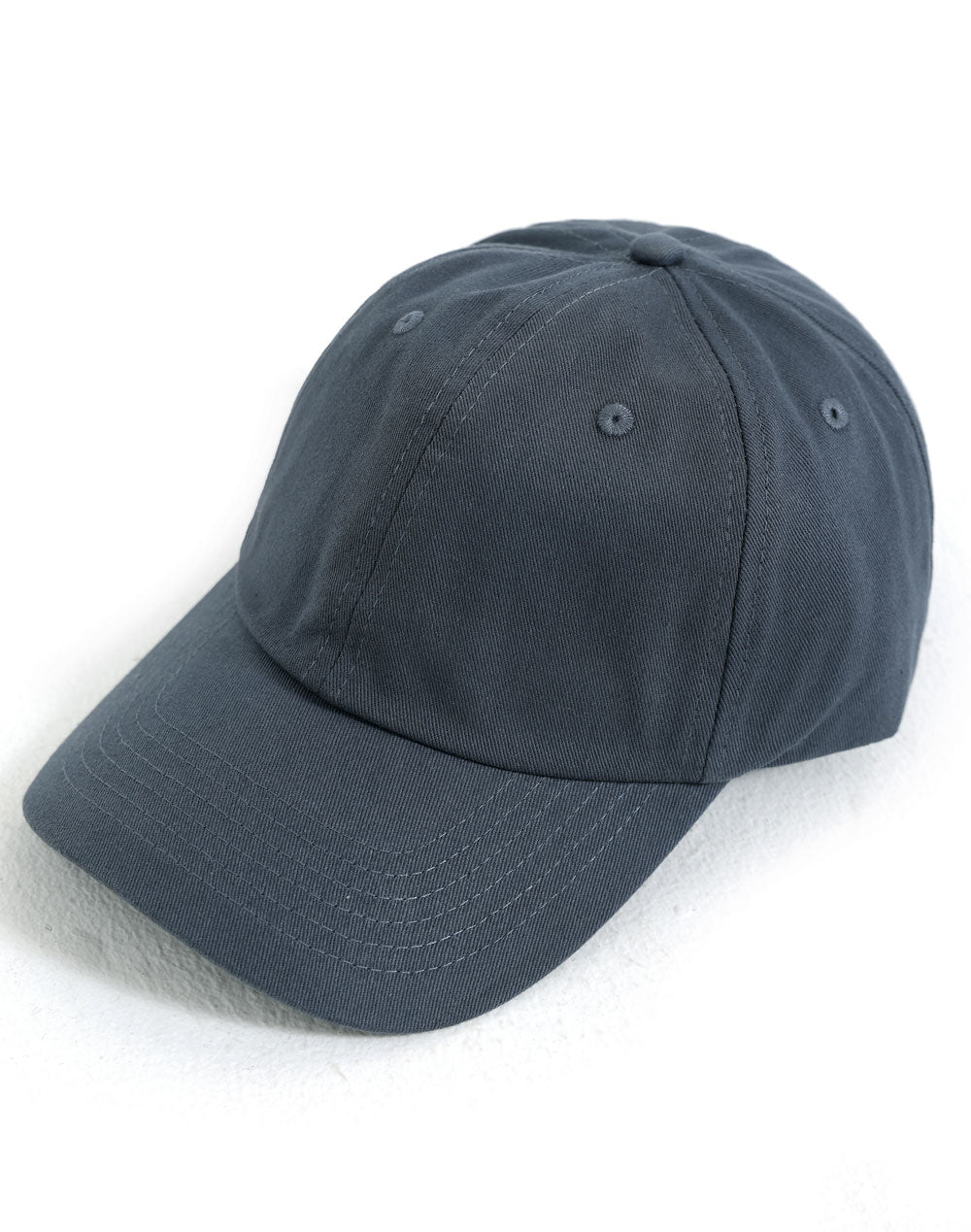 Cotton Twill Unstructured Cap - Slate Blue - View