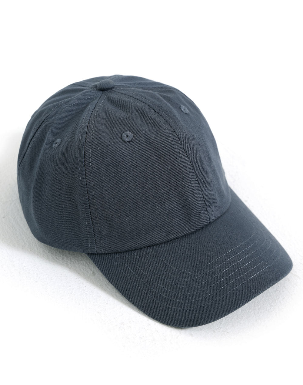 Cotton Twill Unstructured Cap - Slate Blue - View