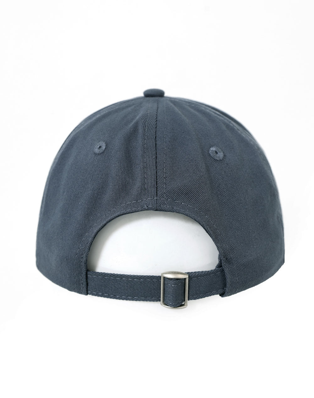 Cotton Twill Unstructured Cap - Slate Blue - Back