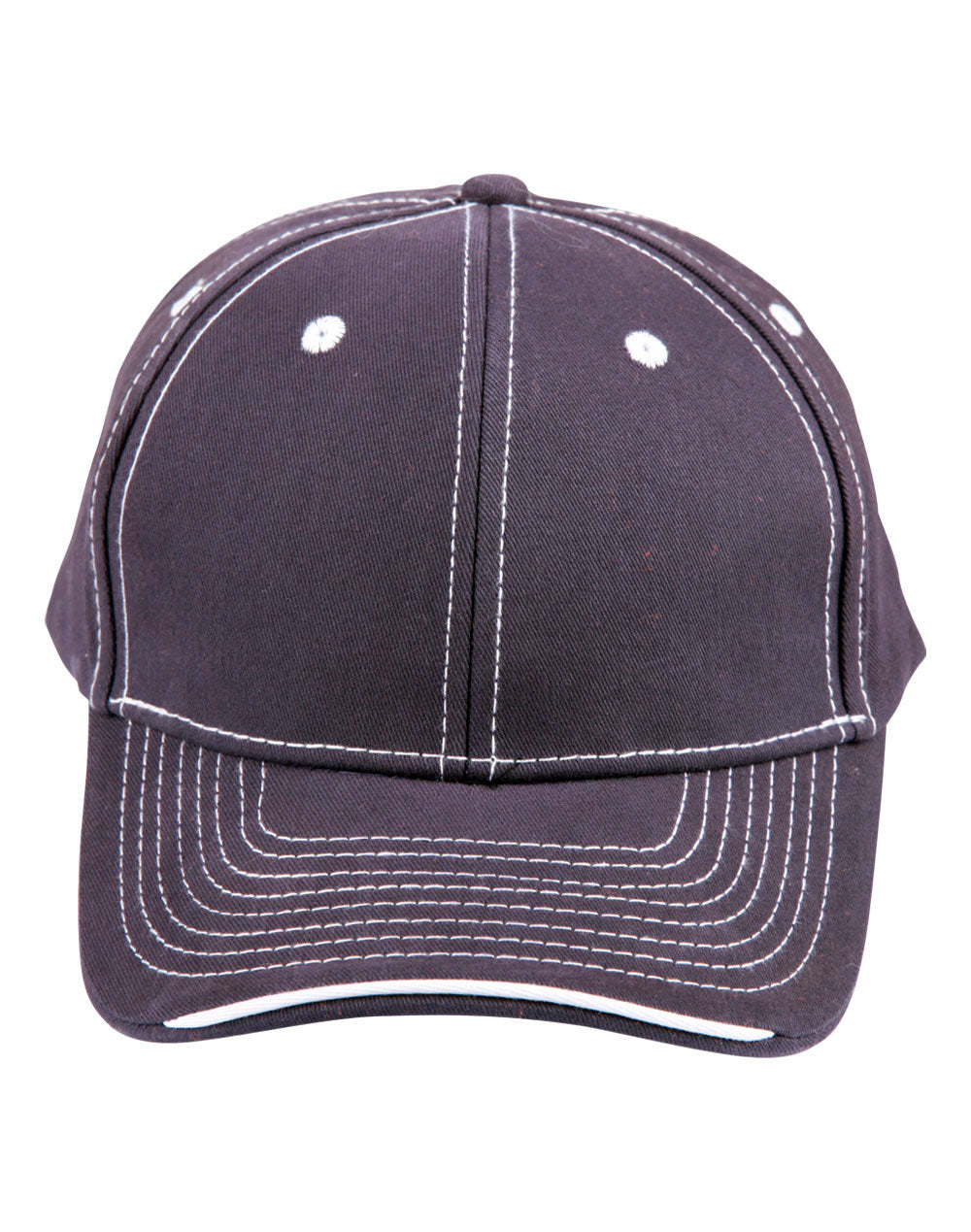 Contrast Trim Cap - Navy/White - Front