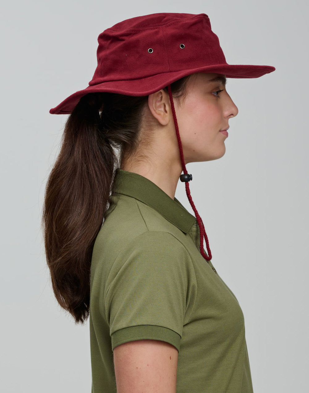 Surf Hat - Maroon - View