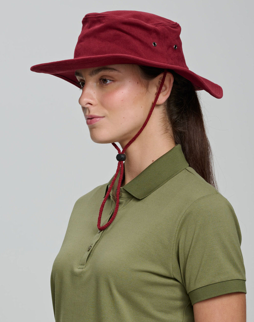Surf Hat - Maroon - View