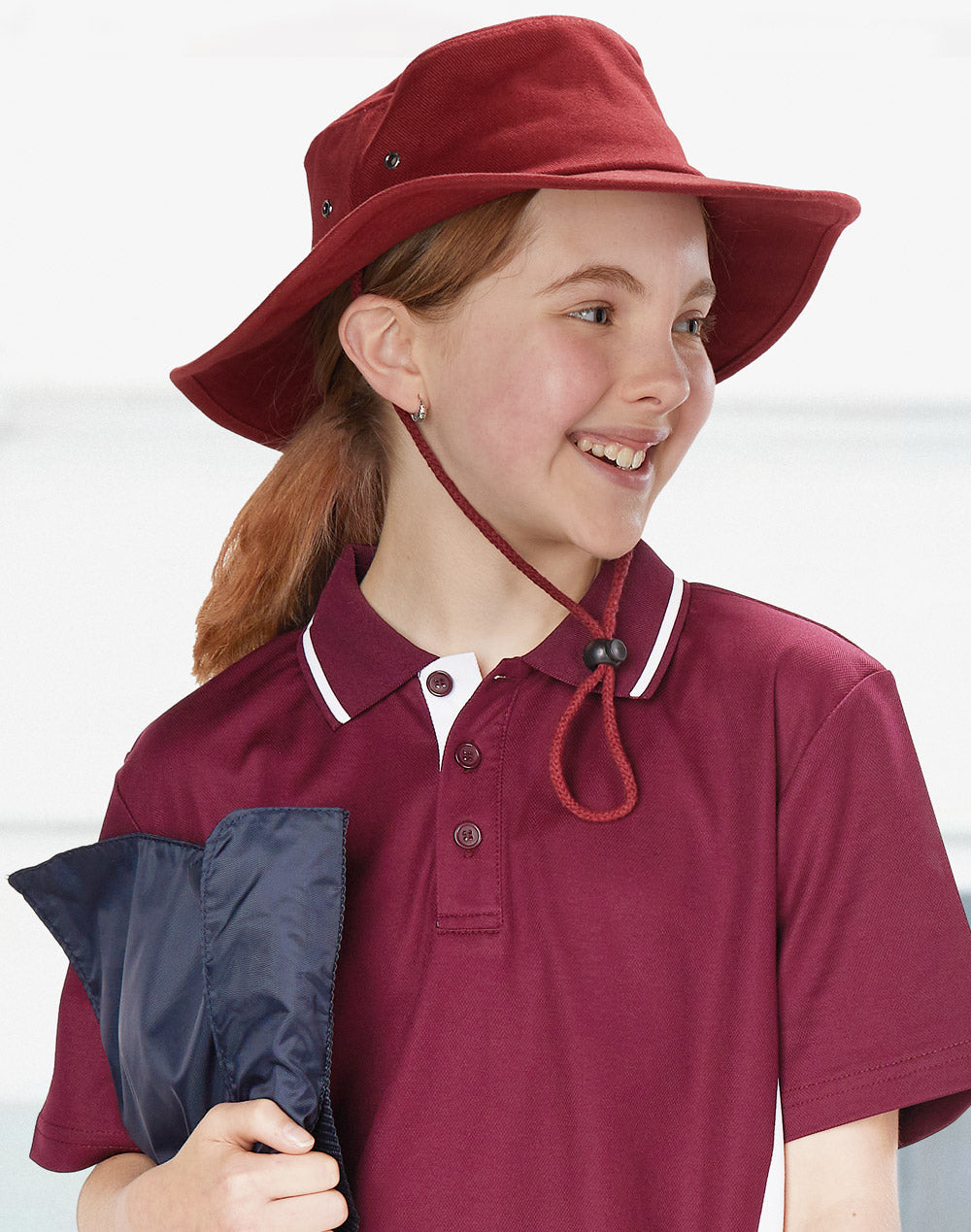 Surf Hat - Maroon - View