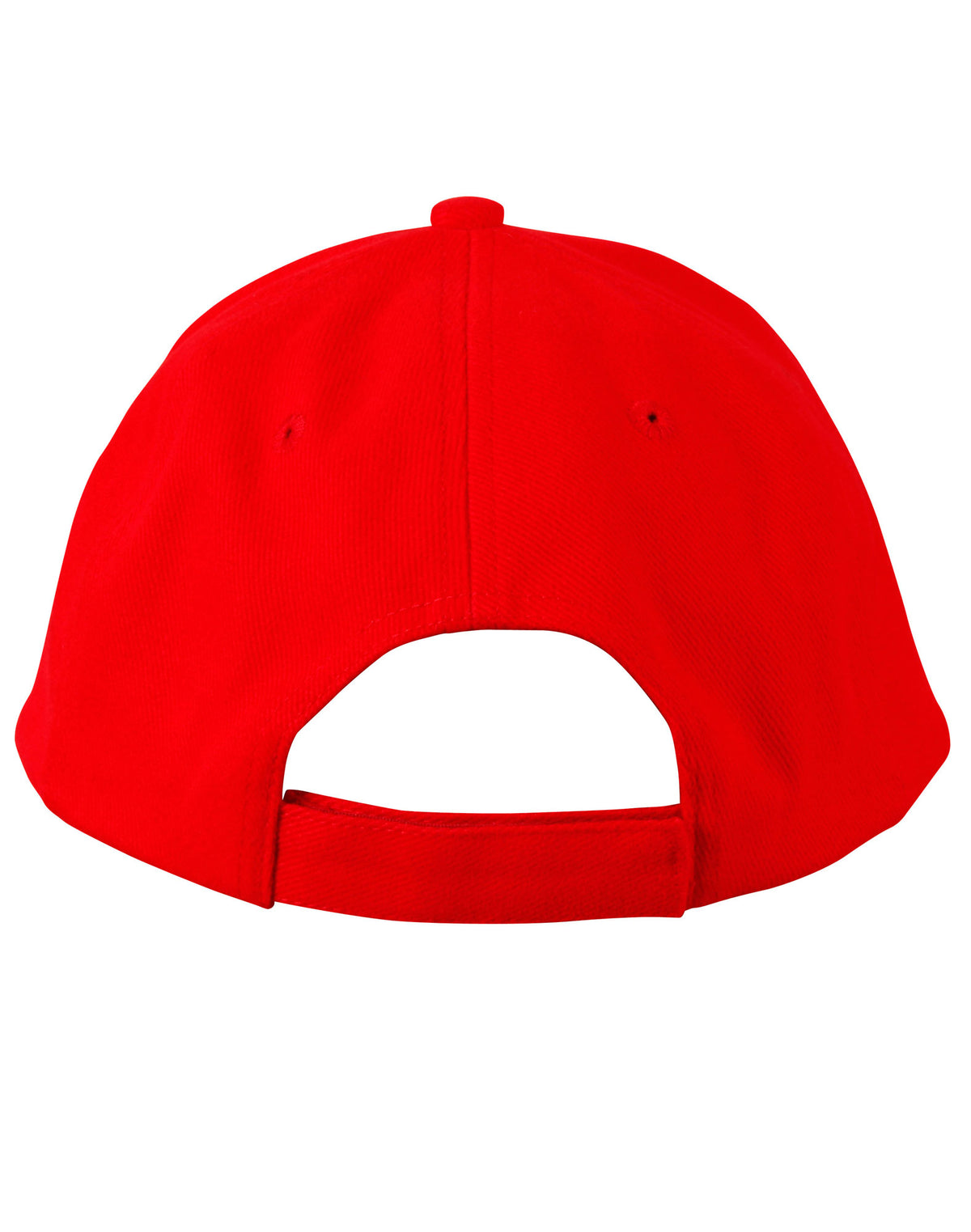 Triple Sandwich Peak Cap - Red/Gold/Navy - Back