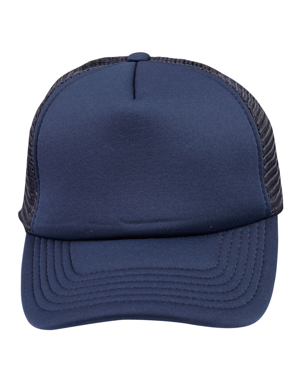 Contrast Trucker Cap - Navy/Navy - Front