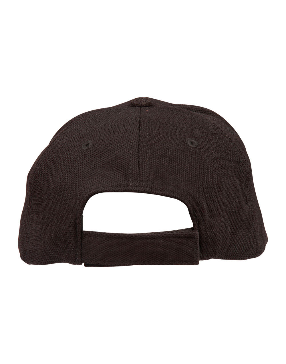 Pique Mesh With Contrast Sandwich - Black/Red - Back
