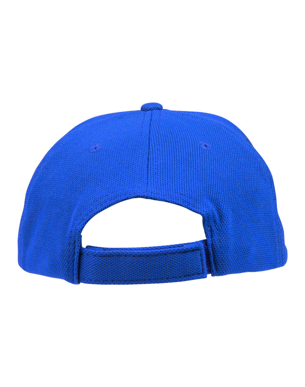 Pique Mesh With Contrast Sandwich - Royal/White - Back