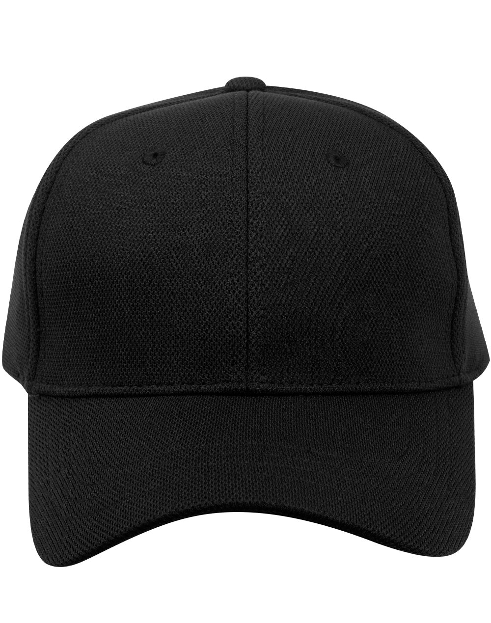 Pique Mesh Cap - Black - Front