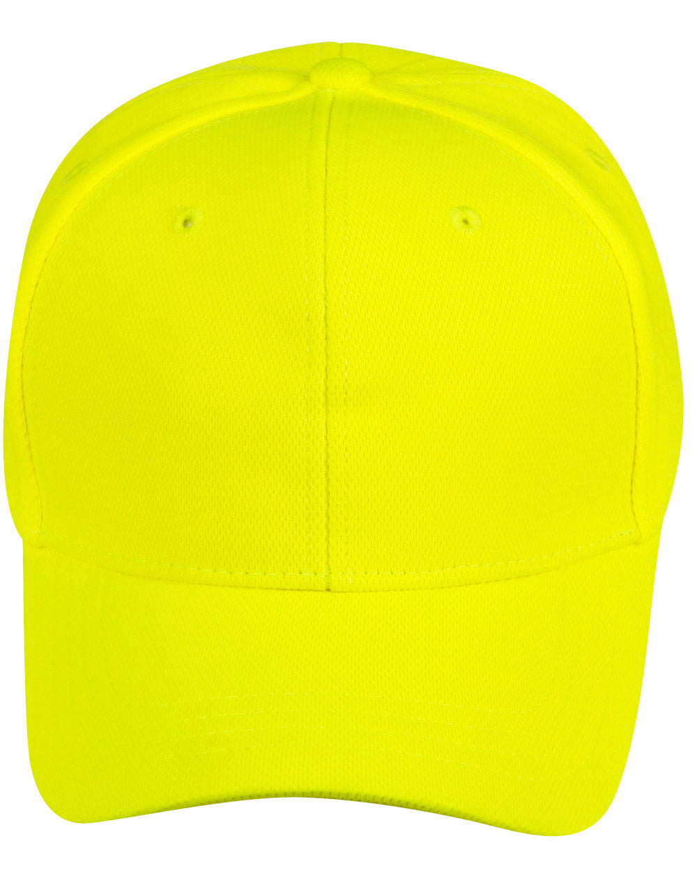 Pique Mesh Cap - Fluoro Yellow - Front