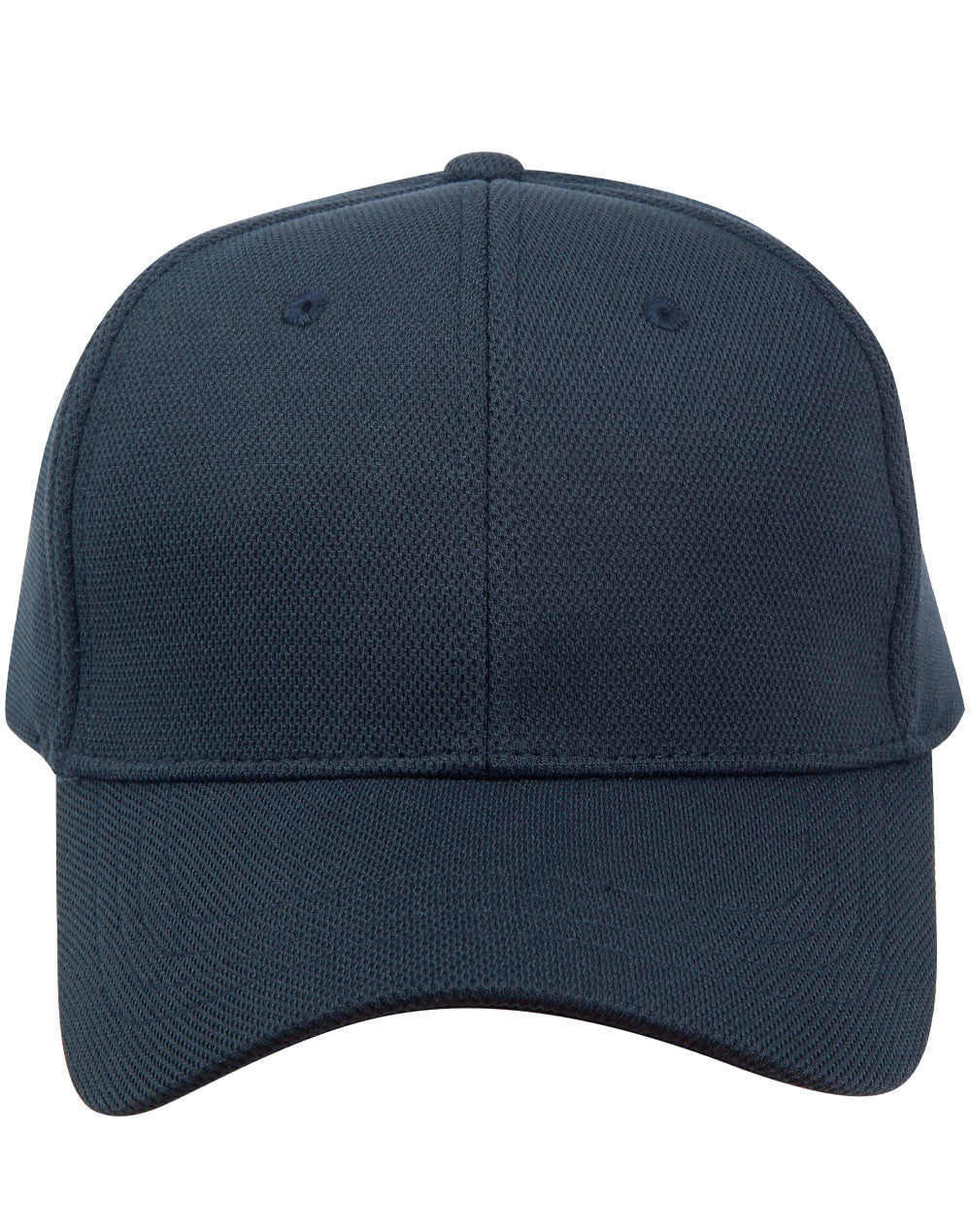 Pique Mesh Cap - Navy - Front