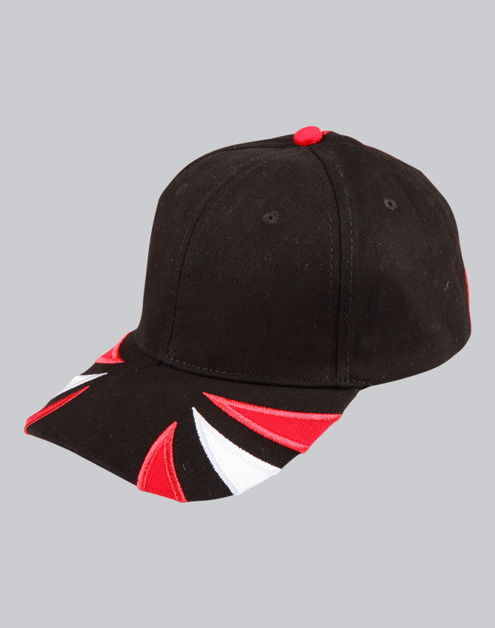 Bathurst Colours Cap - Black/White/Red - View