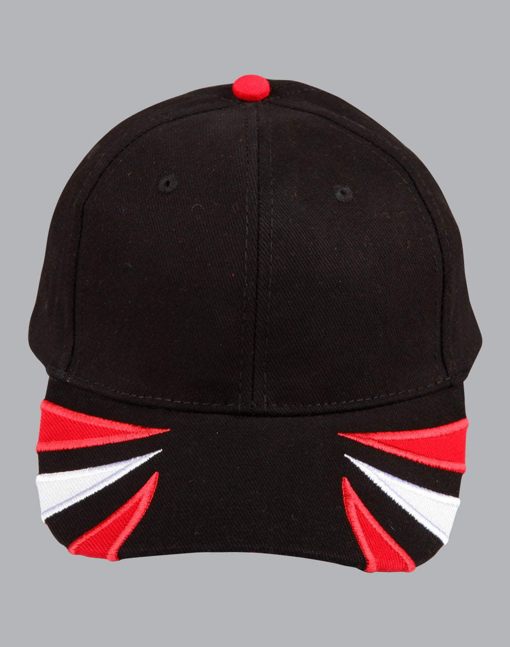 Bathurst Colours Cap - Black/White/Red - Front