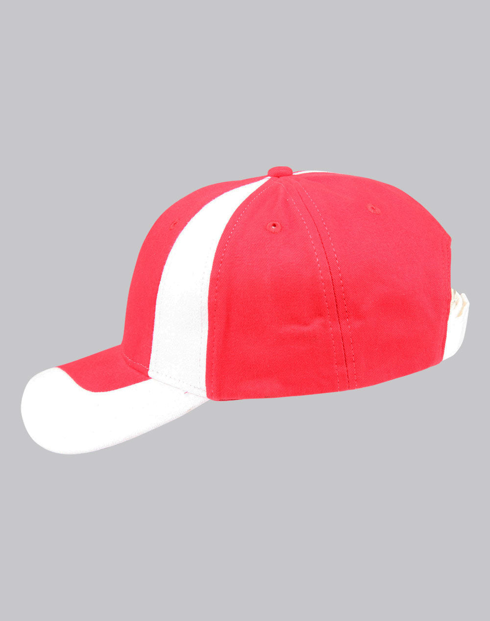 Peak & Crown Contrast Cap - Red/White - View