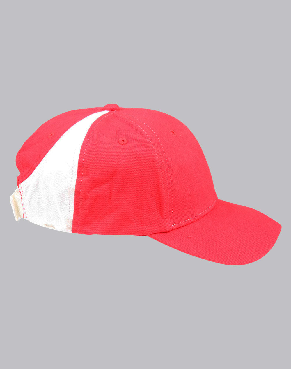 Peak & Crown Contrast Cap - Red/White - View