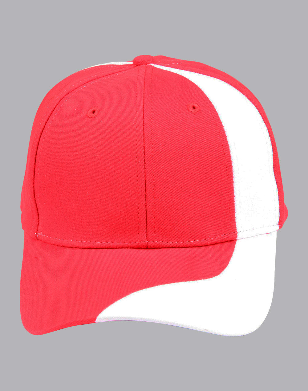 Peak & Crown Contrast Cap - Red/White - Front