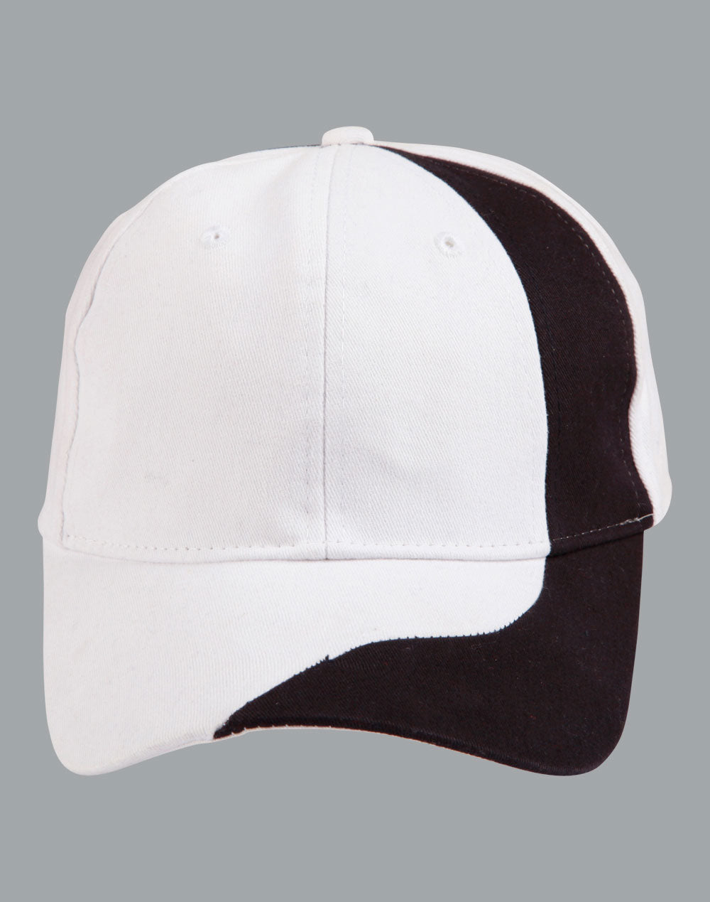 Peak & Crown Contrast Cap - White/Navy - Front