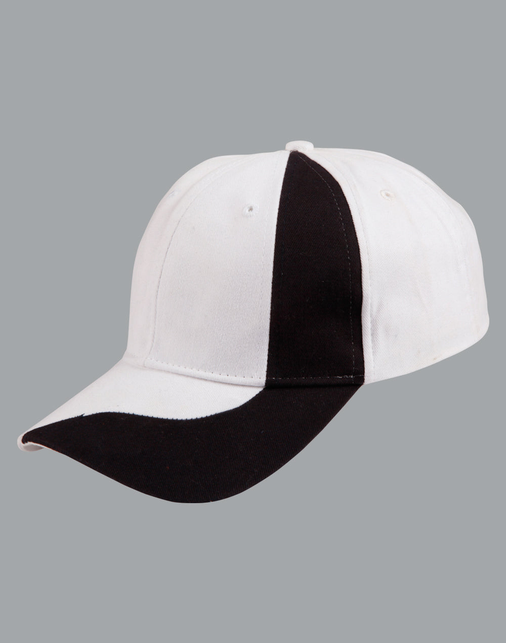 Peak & Crown Contrast Cap - White/Navy - View