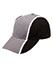 Tri-Colour Cap - Grey/White/Black - View