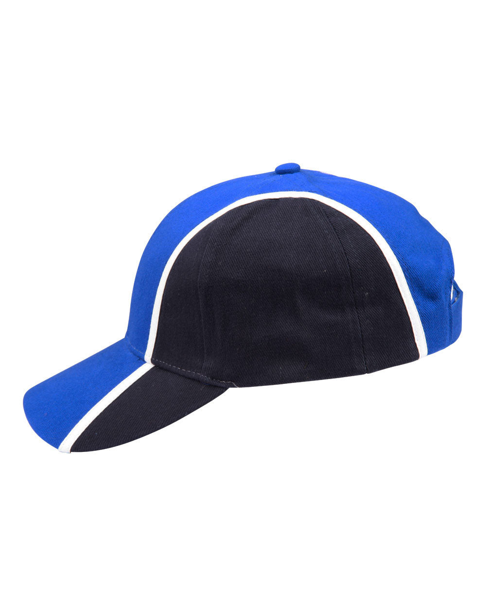 Tri-Colour Cap - Royal/White/Navy - View