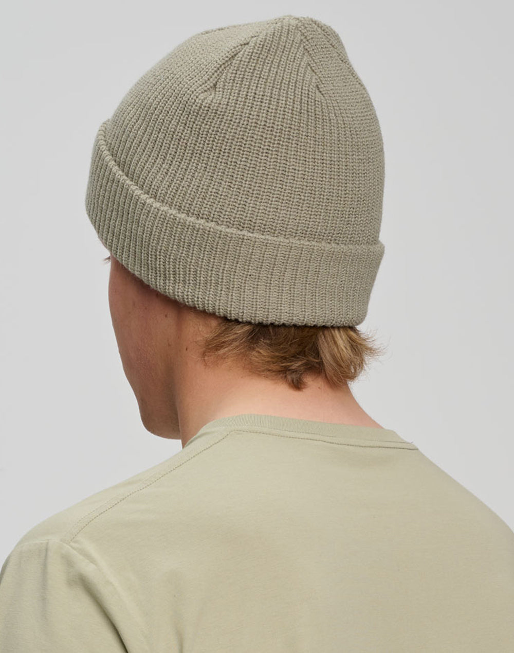 Roll Up Cable Knit Snug Beanie - view
