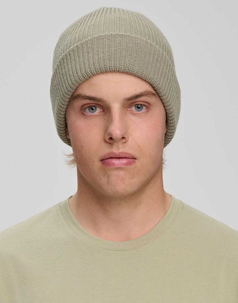 Roll Up Cable Knit Snug Beanie - view