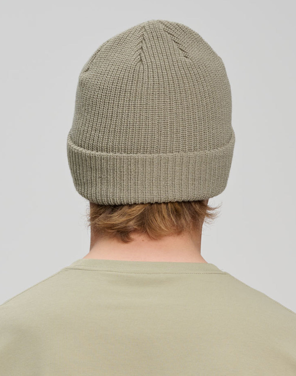 Roll Up Cable Knit Snug Beanie - view