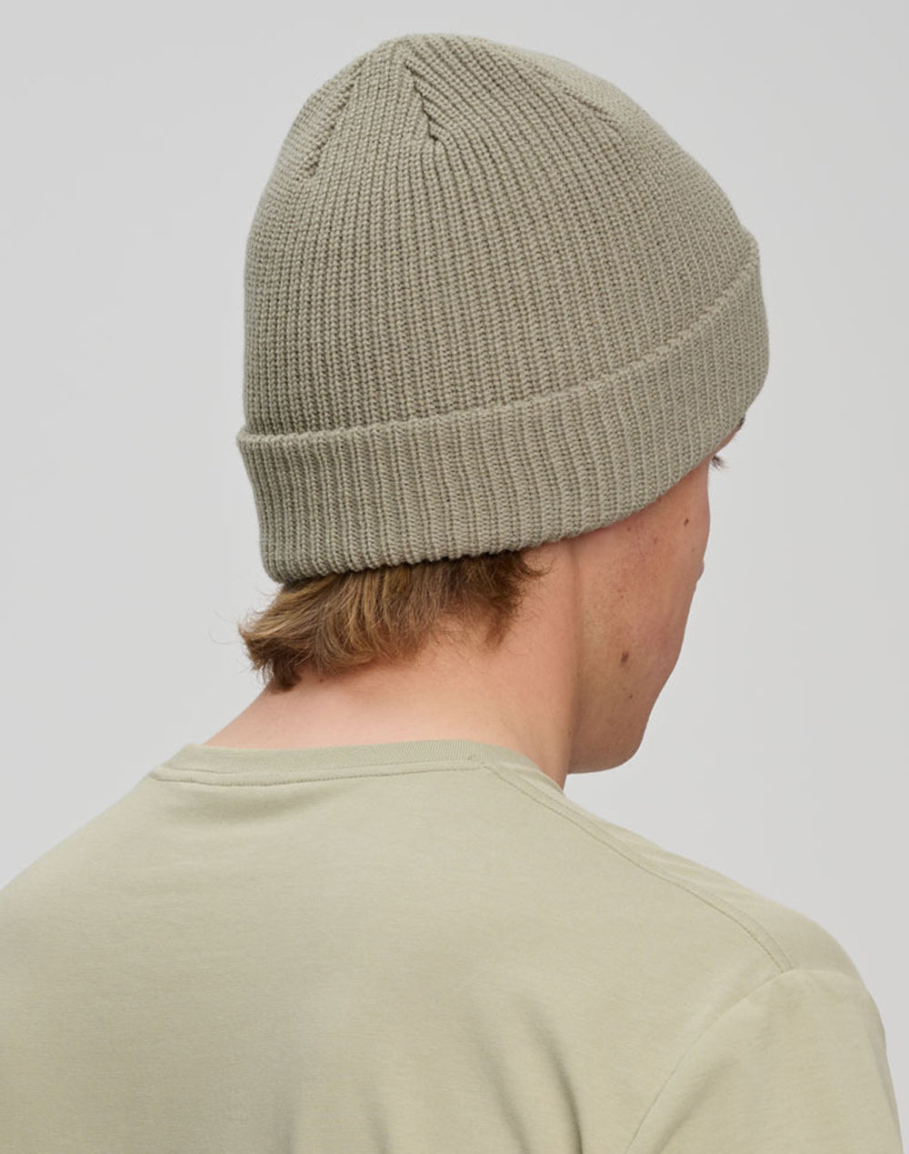 Roll Up Cable Knit Snug Beanie - view