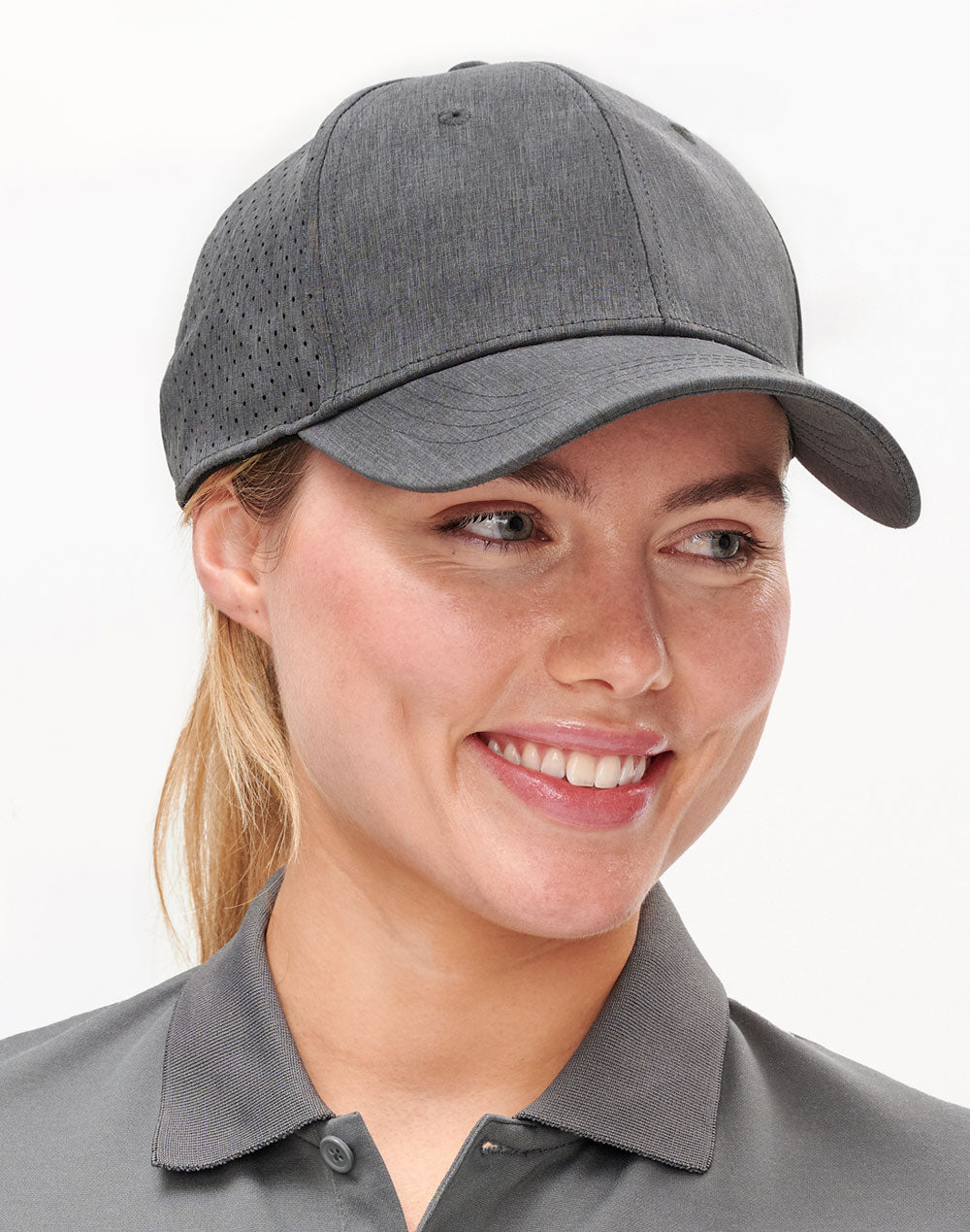 Four Way Stretch Laser Cut Runner’s Cap - view