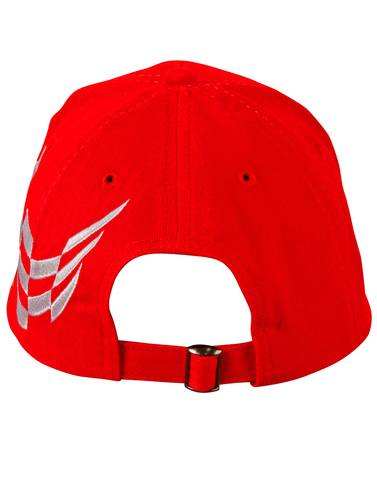 Contrast Check & Sandwich Cap - Red/White - Back