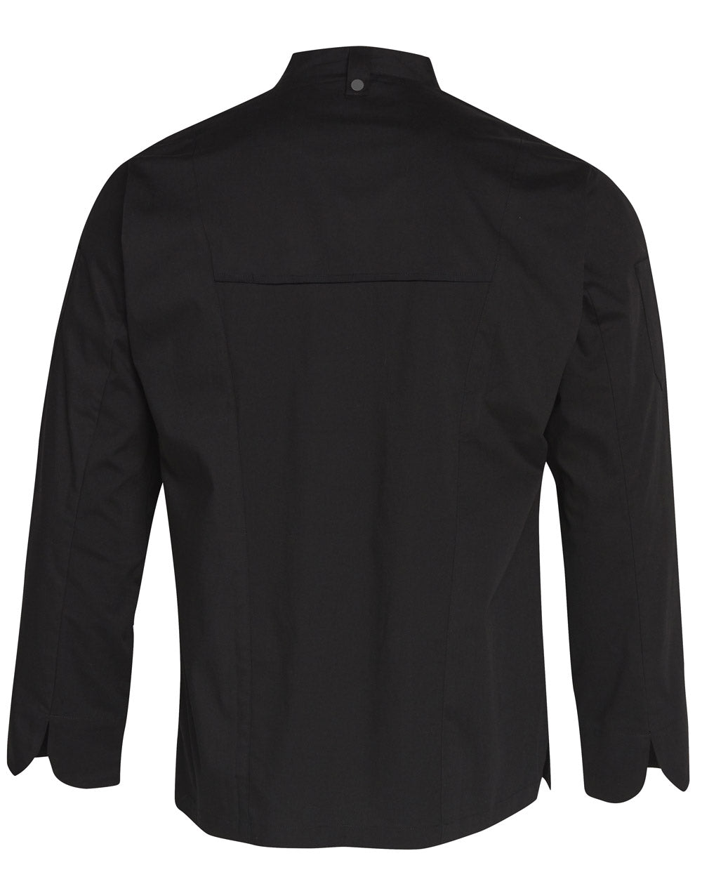 Mens Functional Chef Jackets - Black - Back